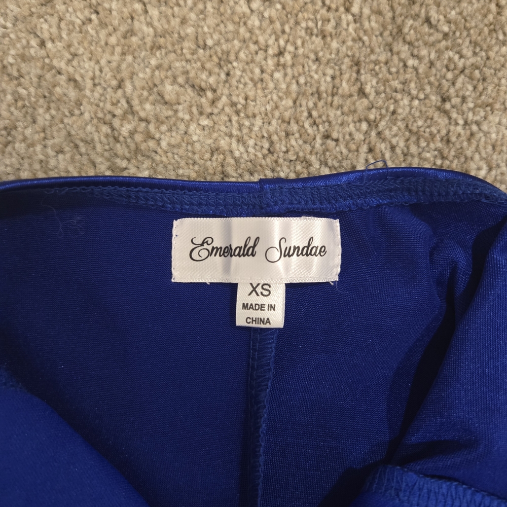 Emerald Sundae Vibrant Blue Dress